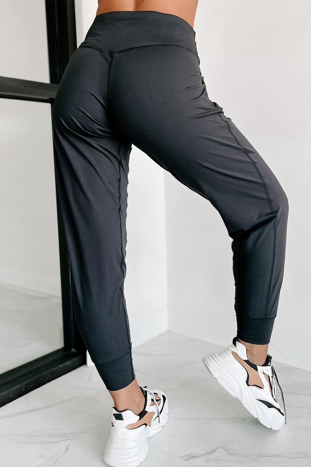 Black joggers