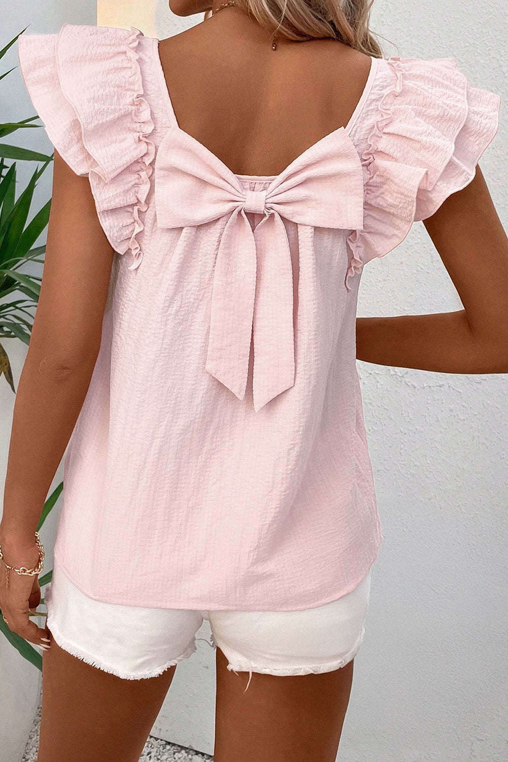 Pink Bow Top
