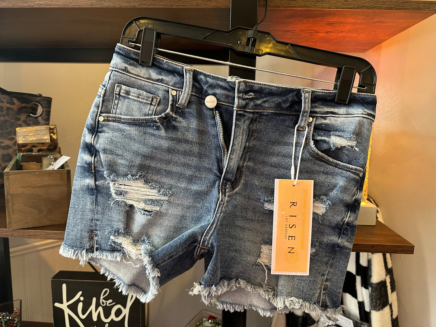 Risen Jean Shorts
