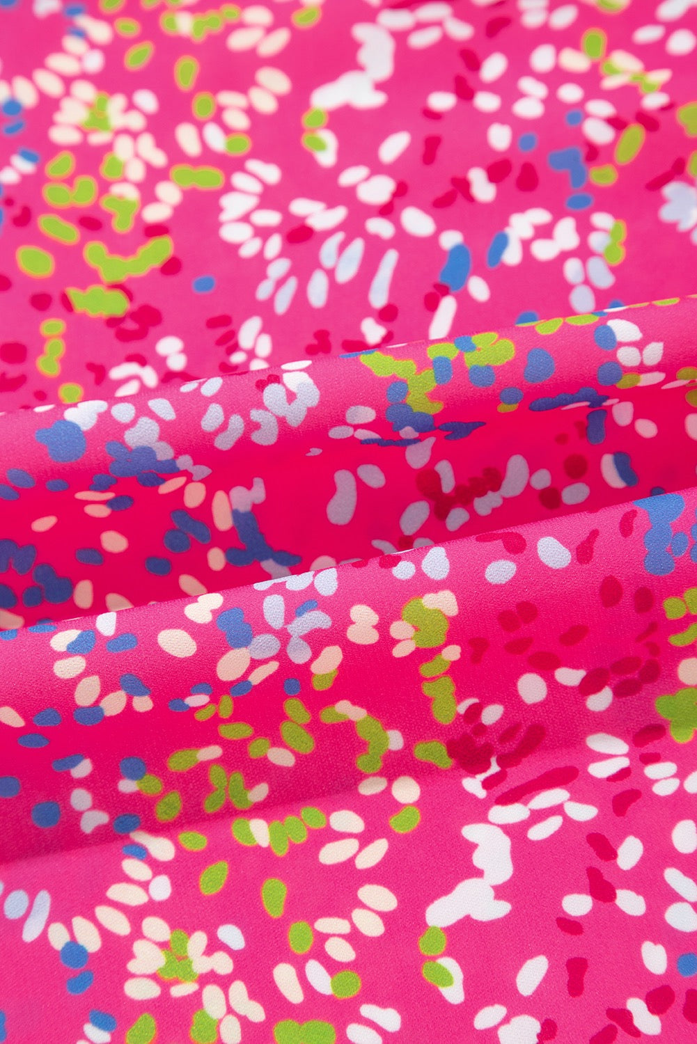 Bonbon Abstract Babydoll Blouse