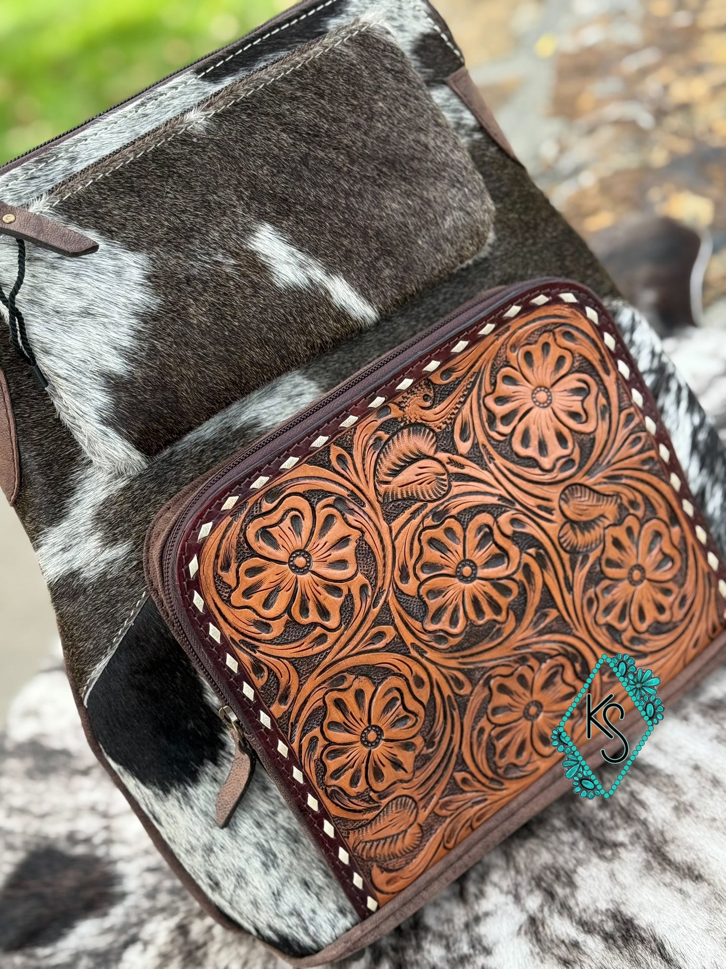 Smaller Cowhide backpack