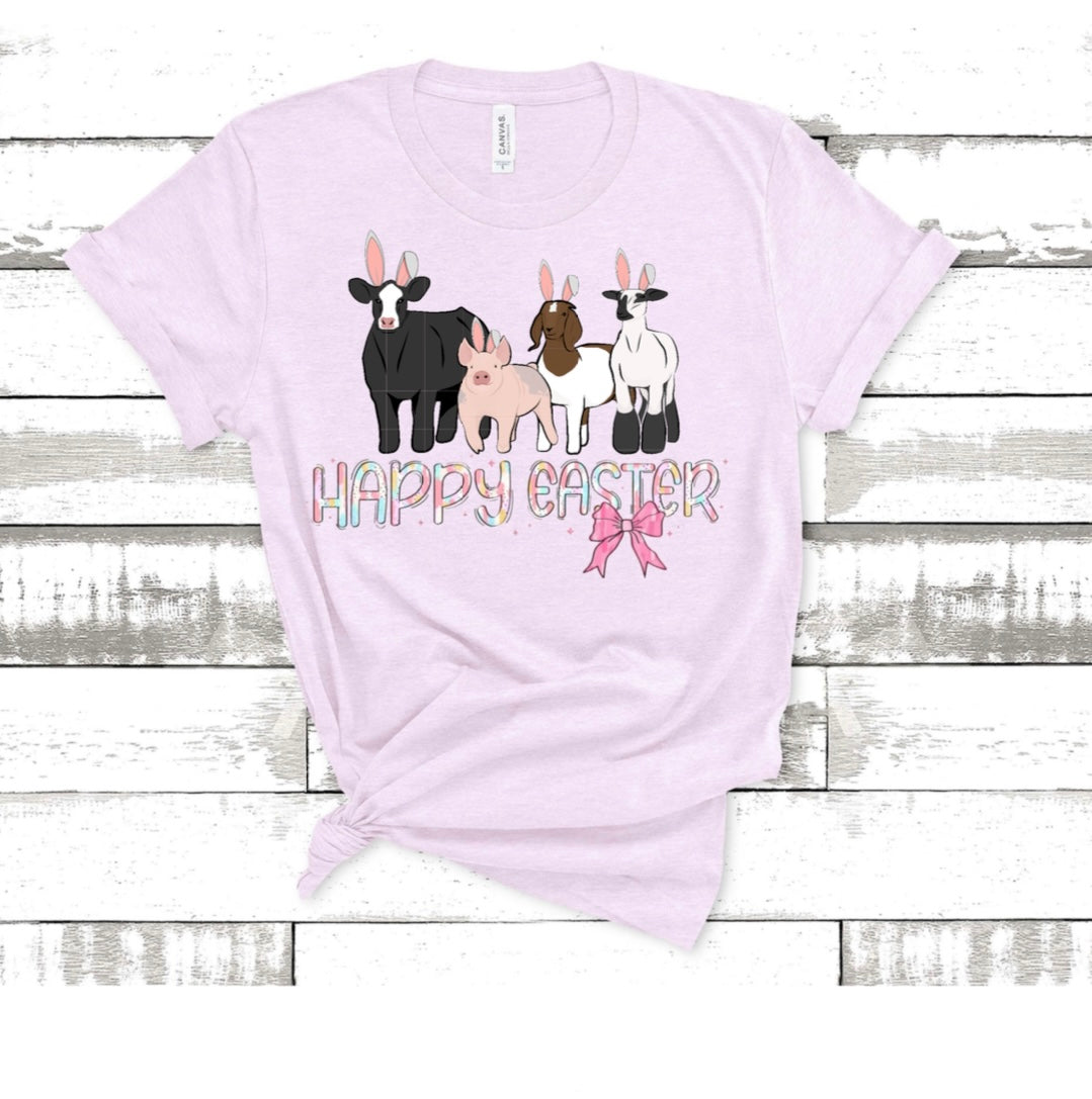 Easter Livestock Shirt-purple