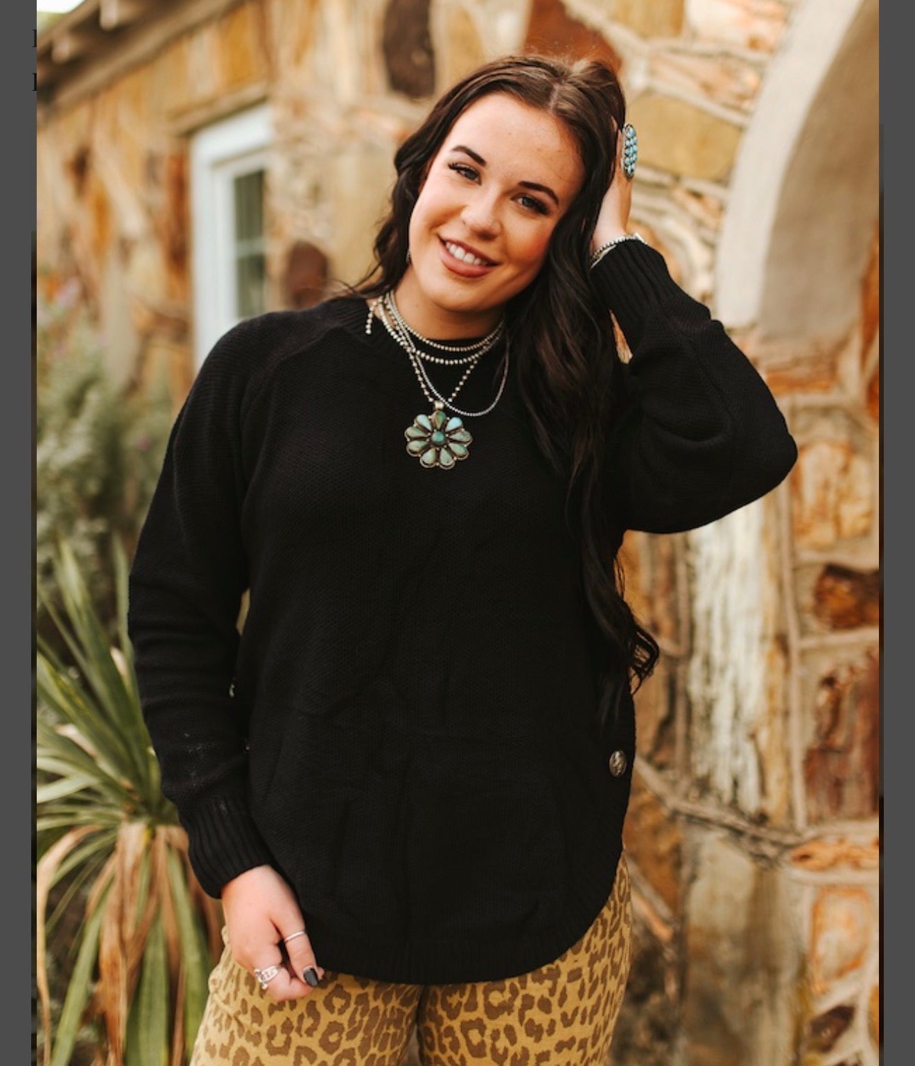 Black sweater