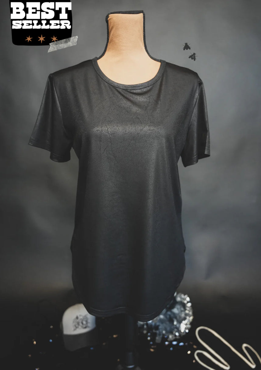 Black Swanky Tee