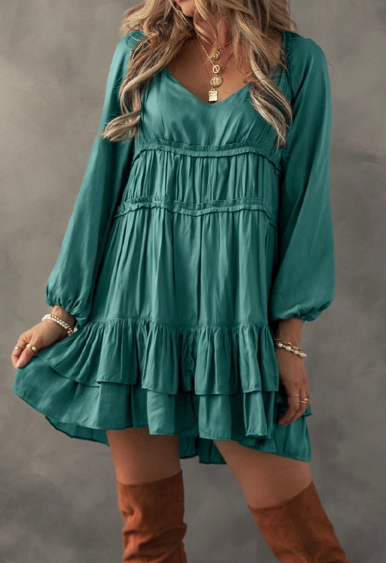 Teal Dress