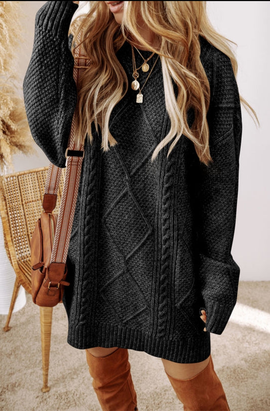 Black Sweater Dress