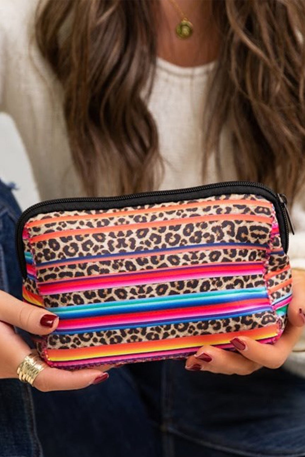 Multicolor Leopard Bag