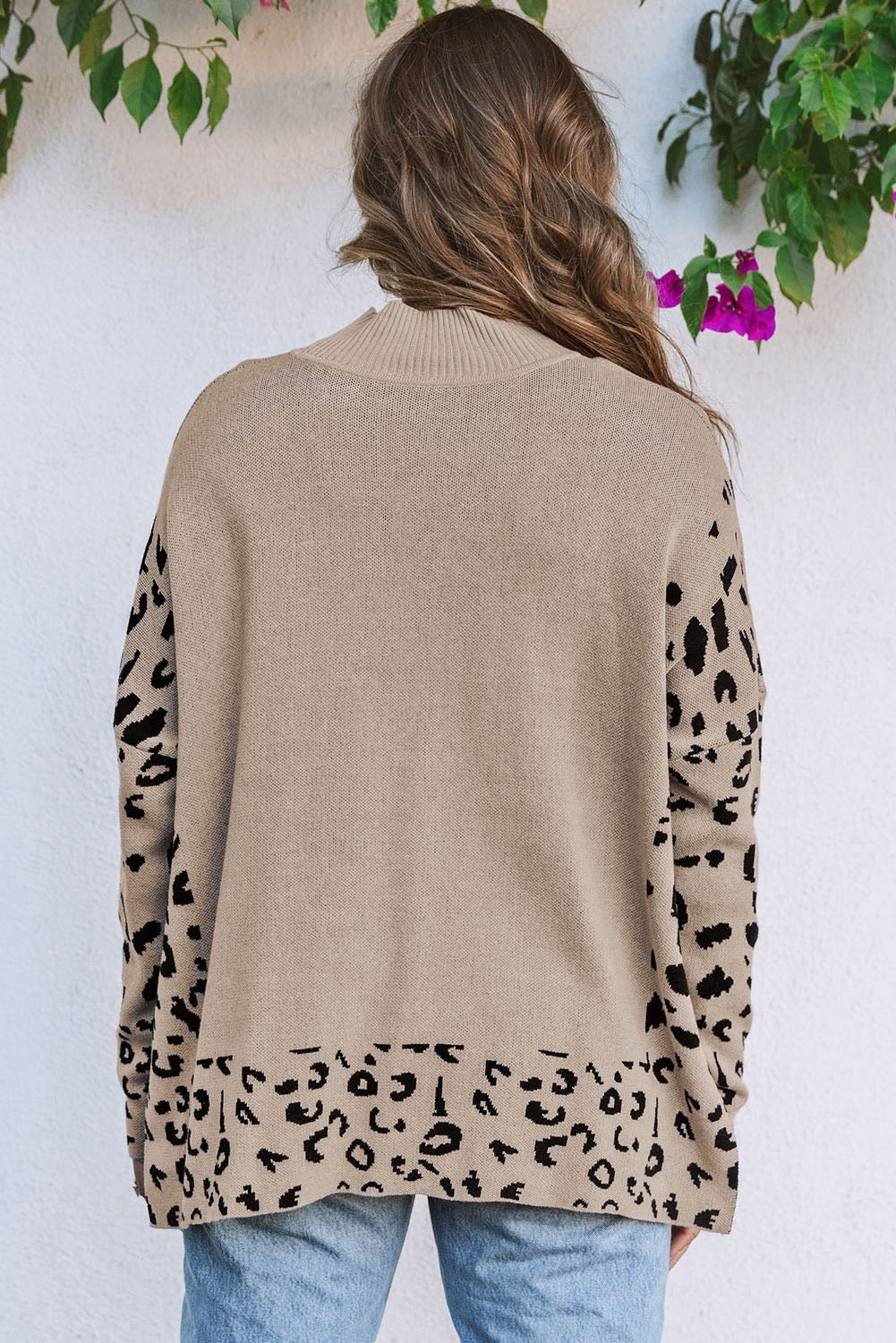 Khaki Leopard LS Shirt