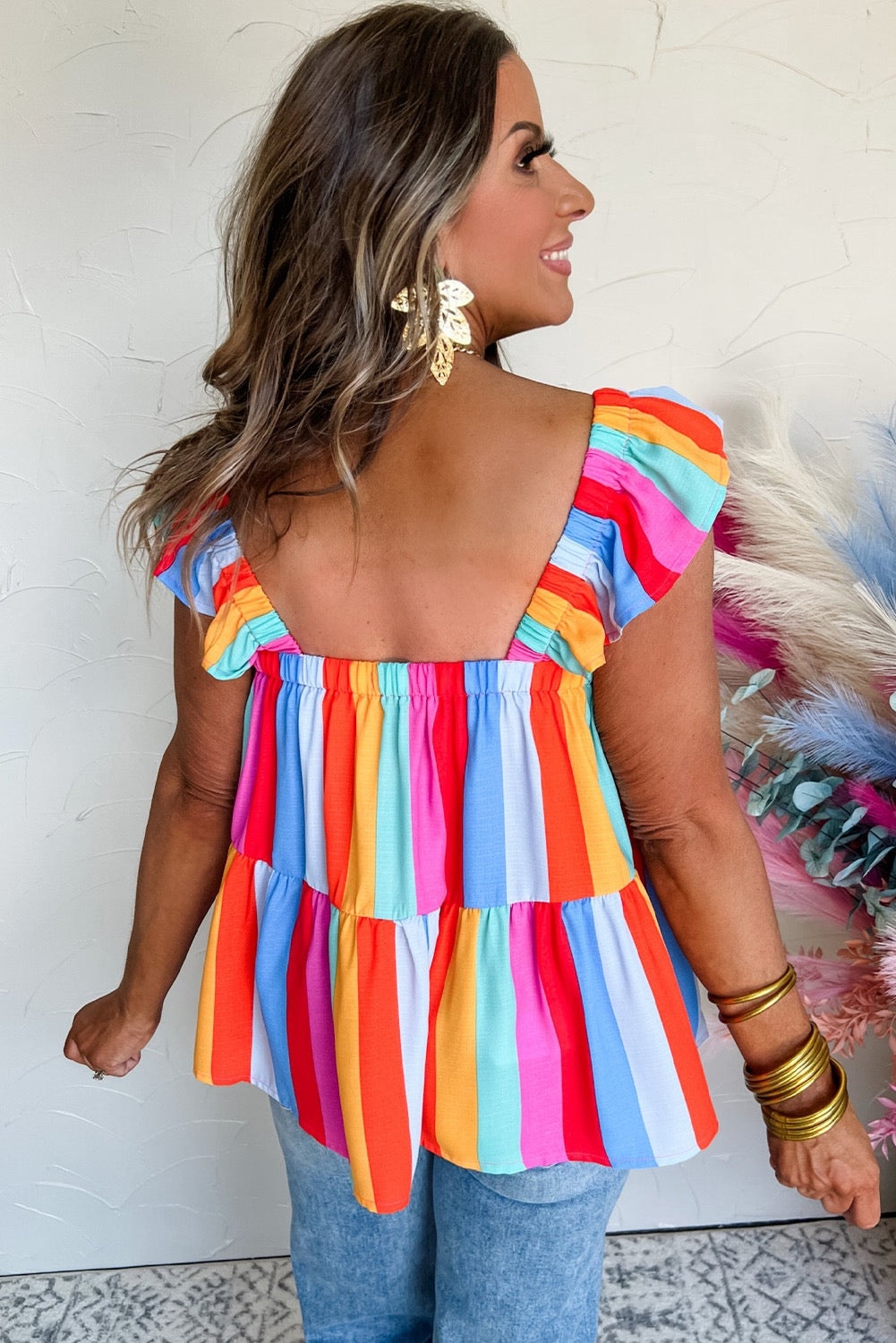 Striped colorful tank top