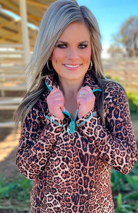 Cheetah pullover