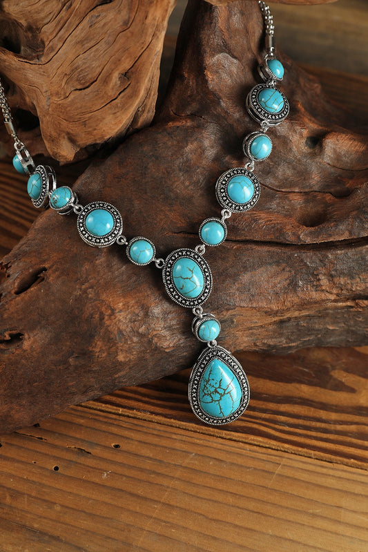 Turquoise Water Drop Necklace