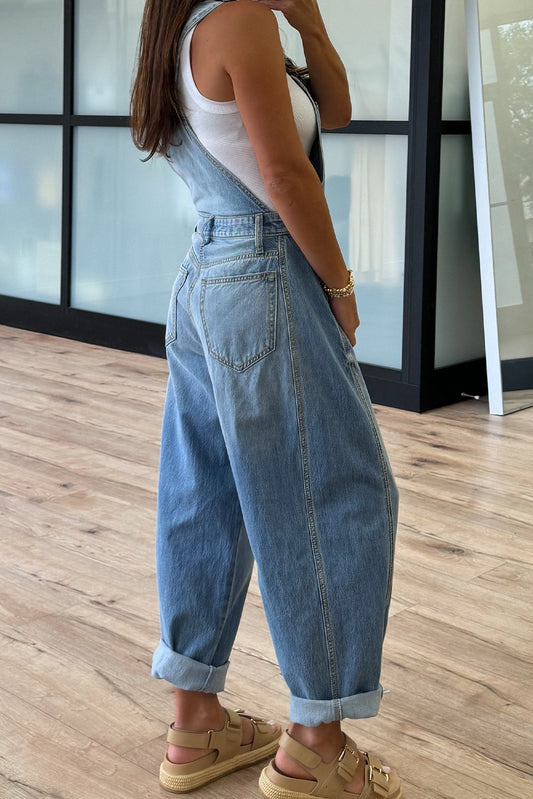 Denim overalls