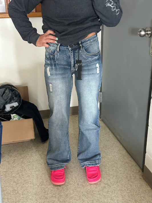 L and B western trouser jeans