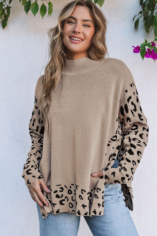 Khaki Leopard LS Shirt